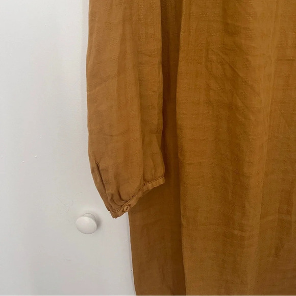 Dress long sleeves L beige Bensimon embroidered - Picture 4 of 5